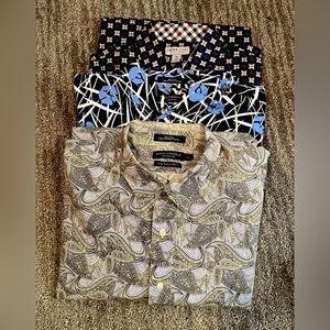 Men’s XL shirts. 2 Daniel Cremieux, 1 Jack Stone